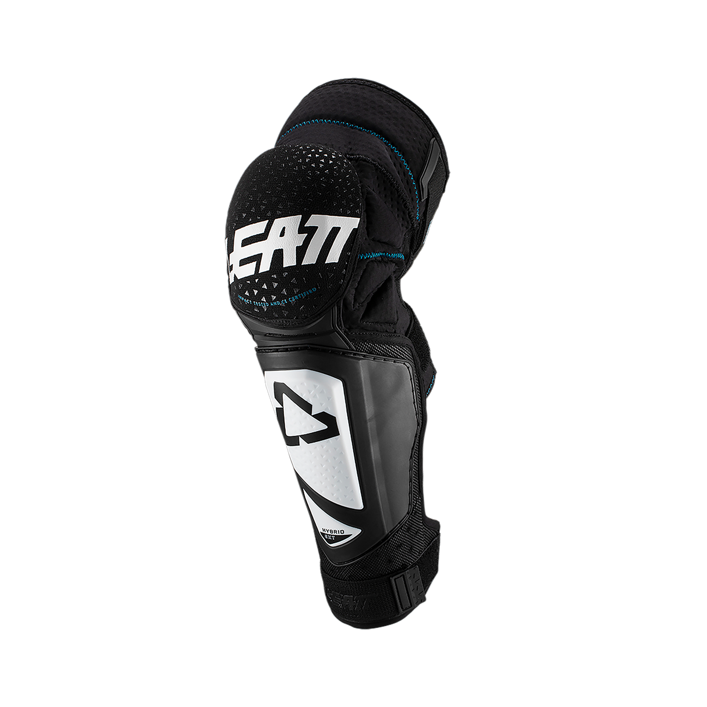 Leatt 3DF Hybrid Ext Knee-Shin Guard - 2XL - White - Black - Image 3