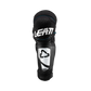 Leatt 3DF Hybrid Ext Knee-Shin Guard - One Size Fits Most - White - Black - Image 2
