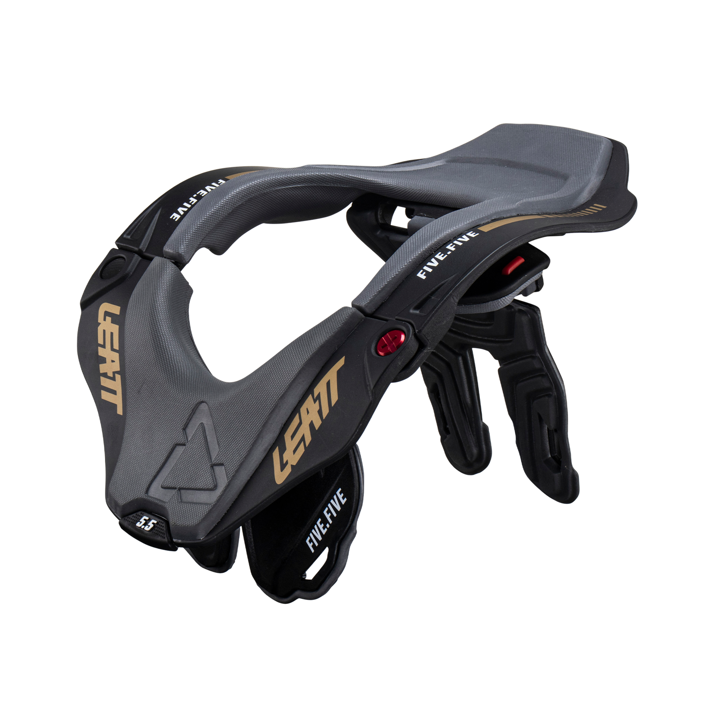 Leatt 5.5 Neck Brace - L-XL - Stealth - Image 1