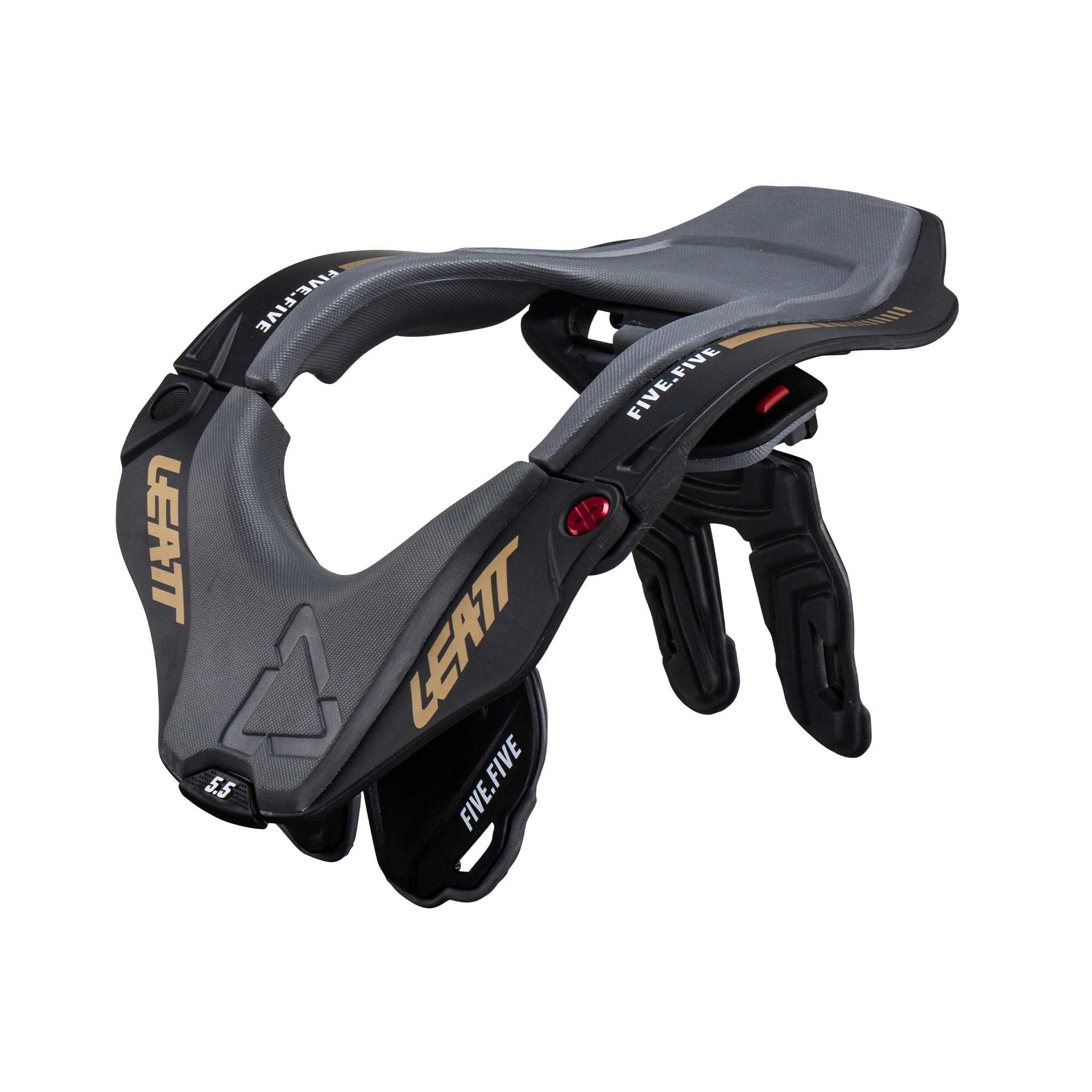 Leatt 5.5 Neck Brace - L-XL - Stealth - Image 1