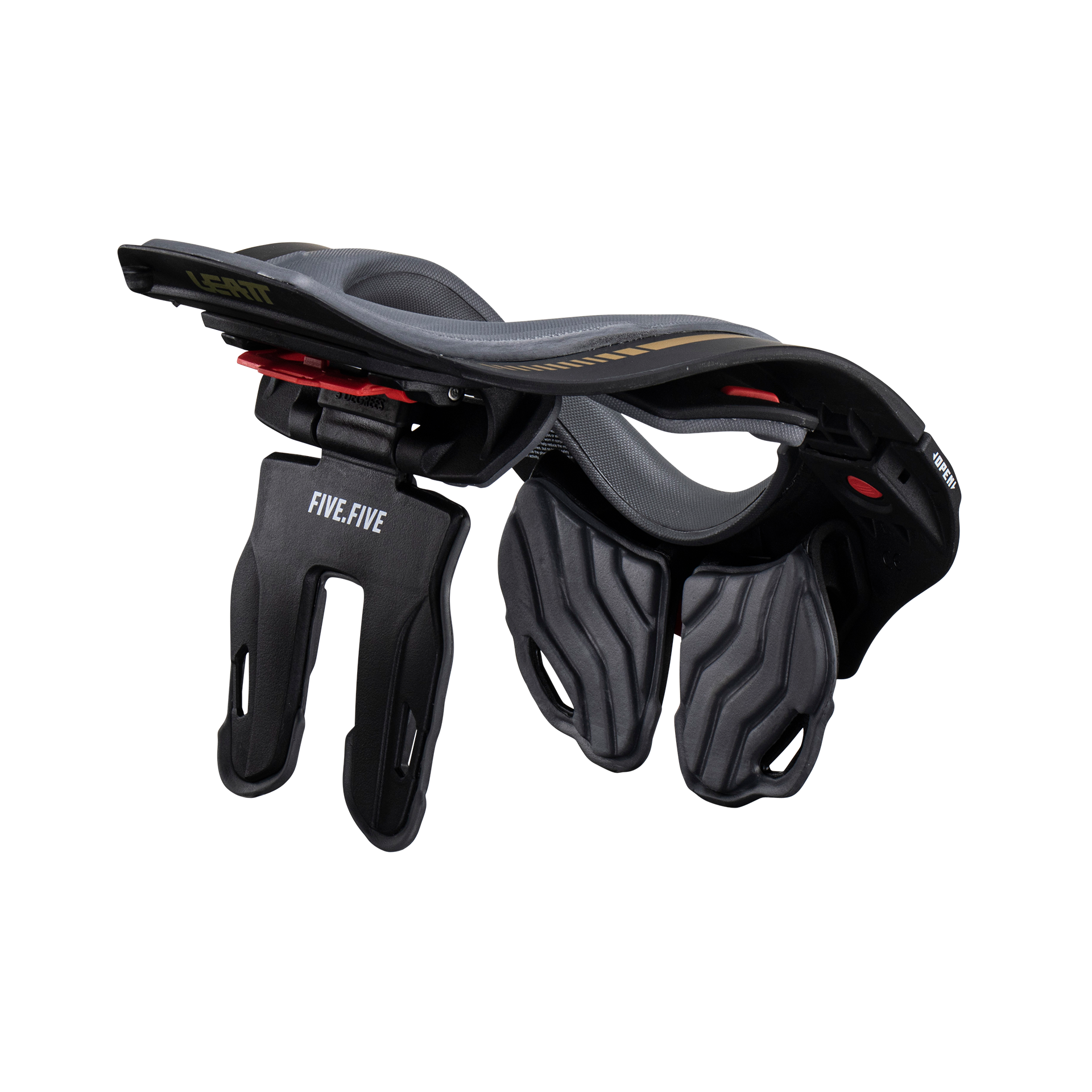 Leatt 5.5 Neck Brace - L-XL - Stealth - Image 2