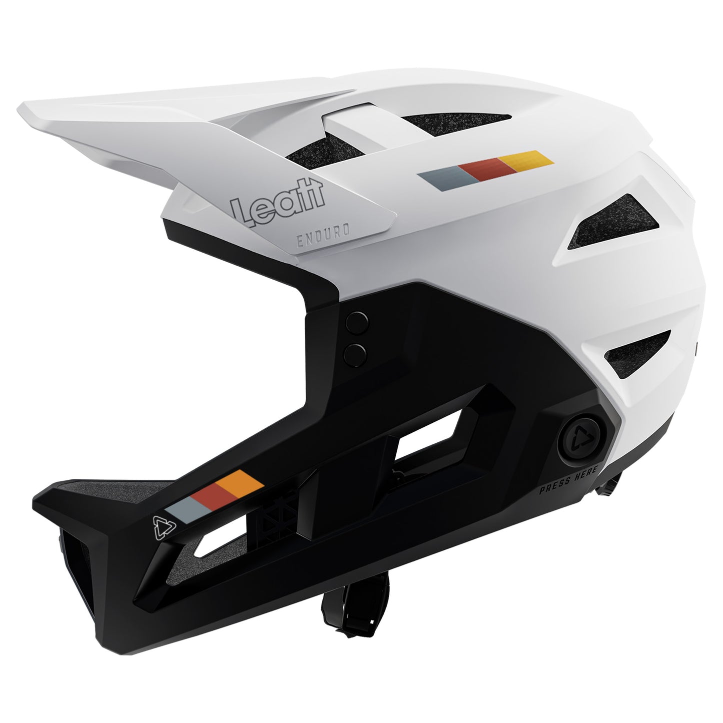 Leatt Enduro 2.0 Helmet - L - White - Image 6