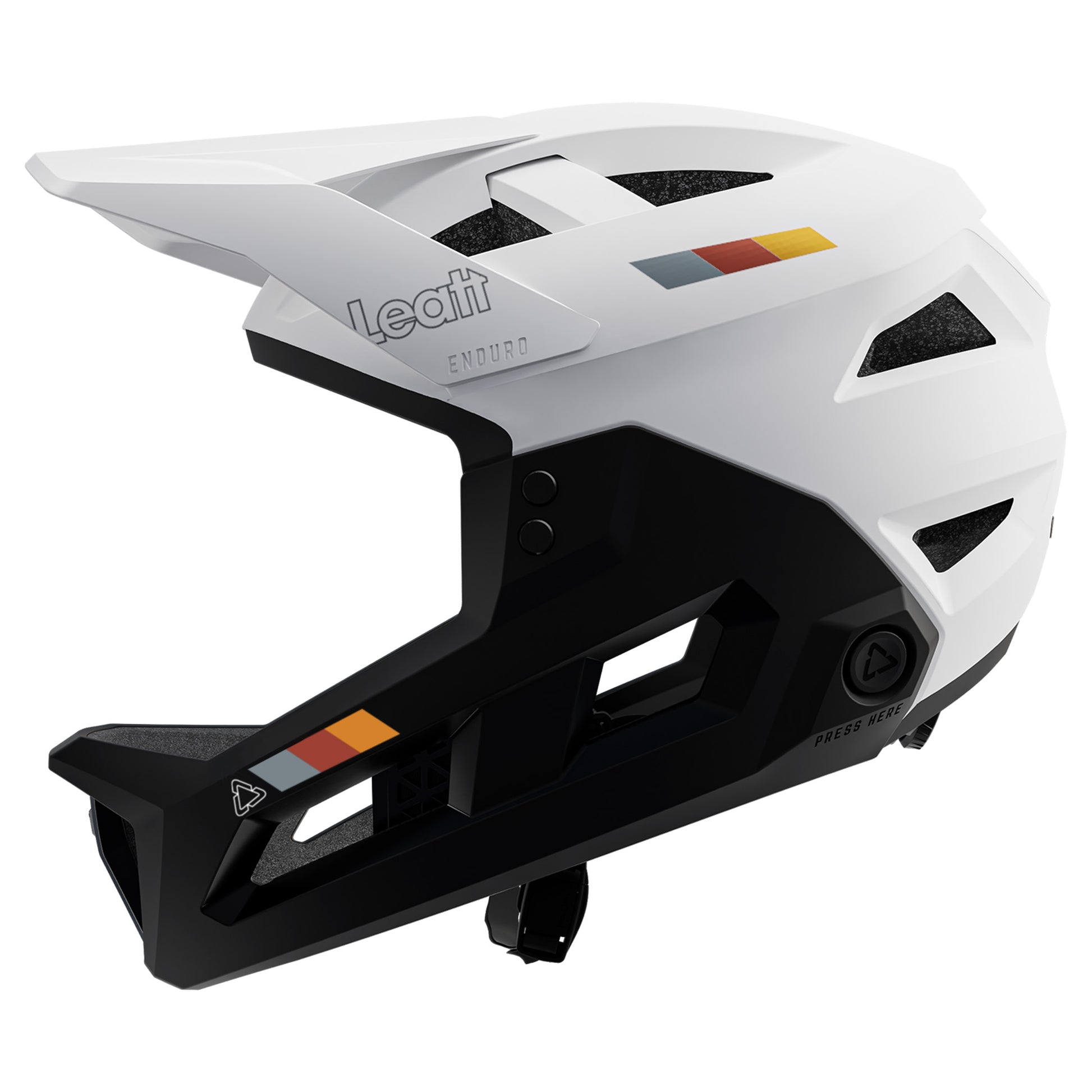 Leatt Enduro 2.0 Helmet - S - White - Image 6