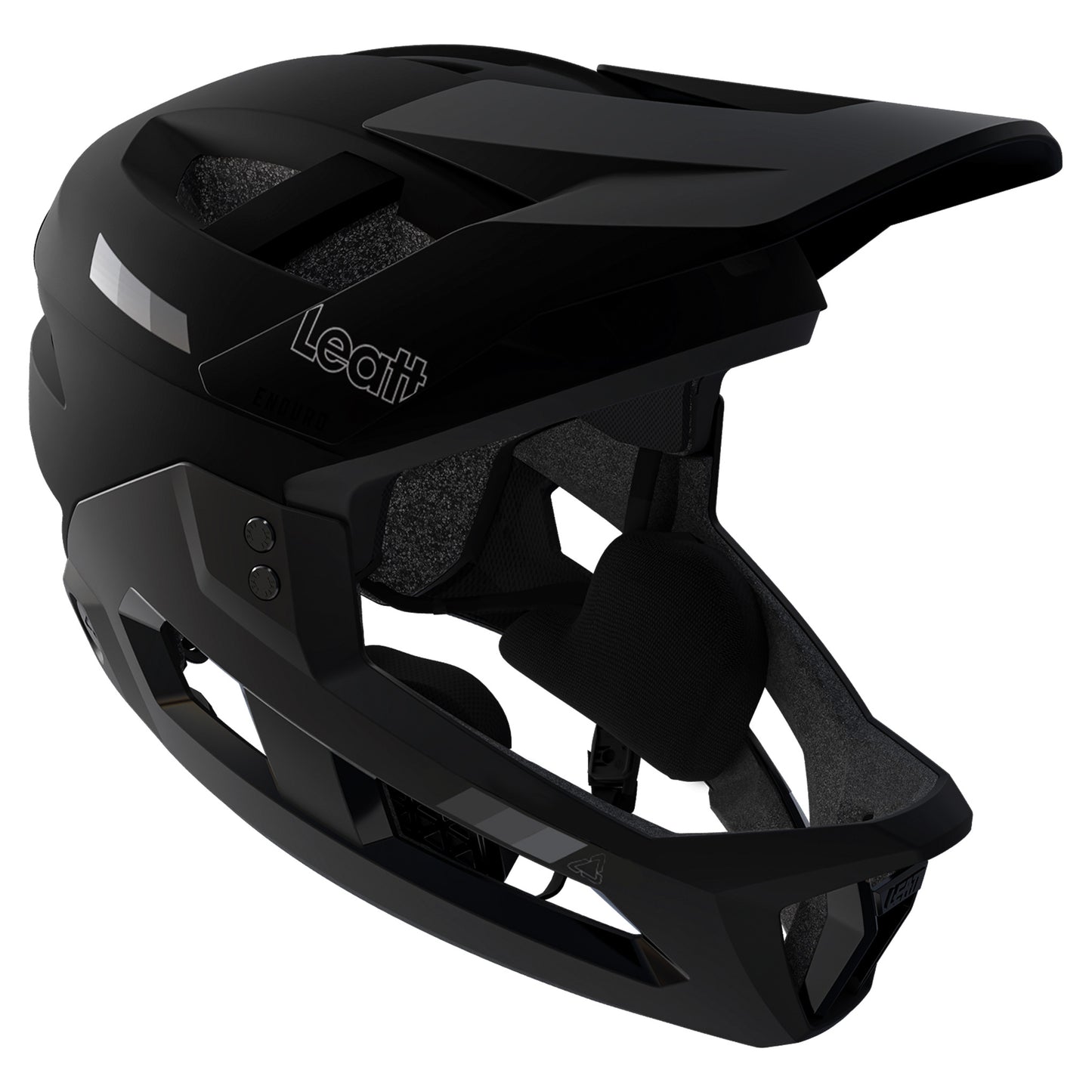 Leatt Enduro 2.0 Youth Helmet - XS - Stealth Black/Grey - Image 3