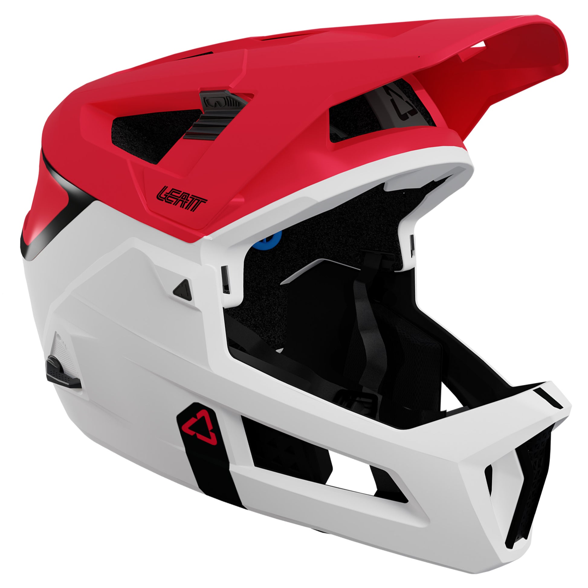 Leatt Enduro 4.0 Helmet - L - Red/White - Image 3