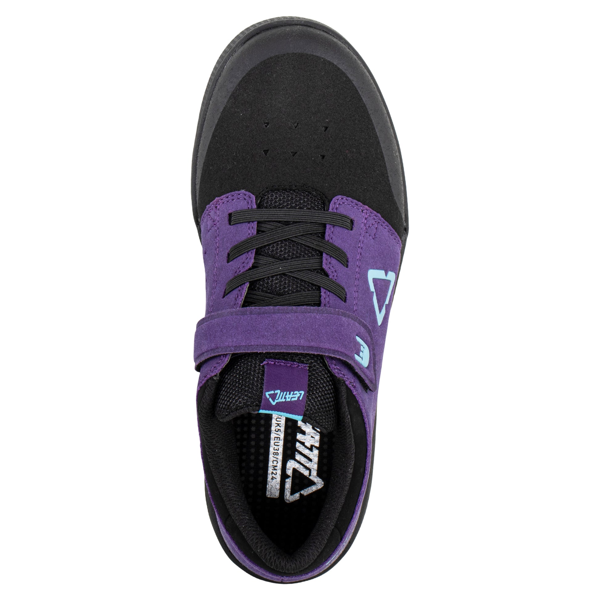 Leatt Flat 2.0 Youth Shoes - US 2 - Velvet Purple - Image 4