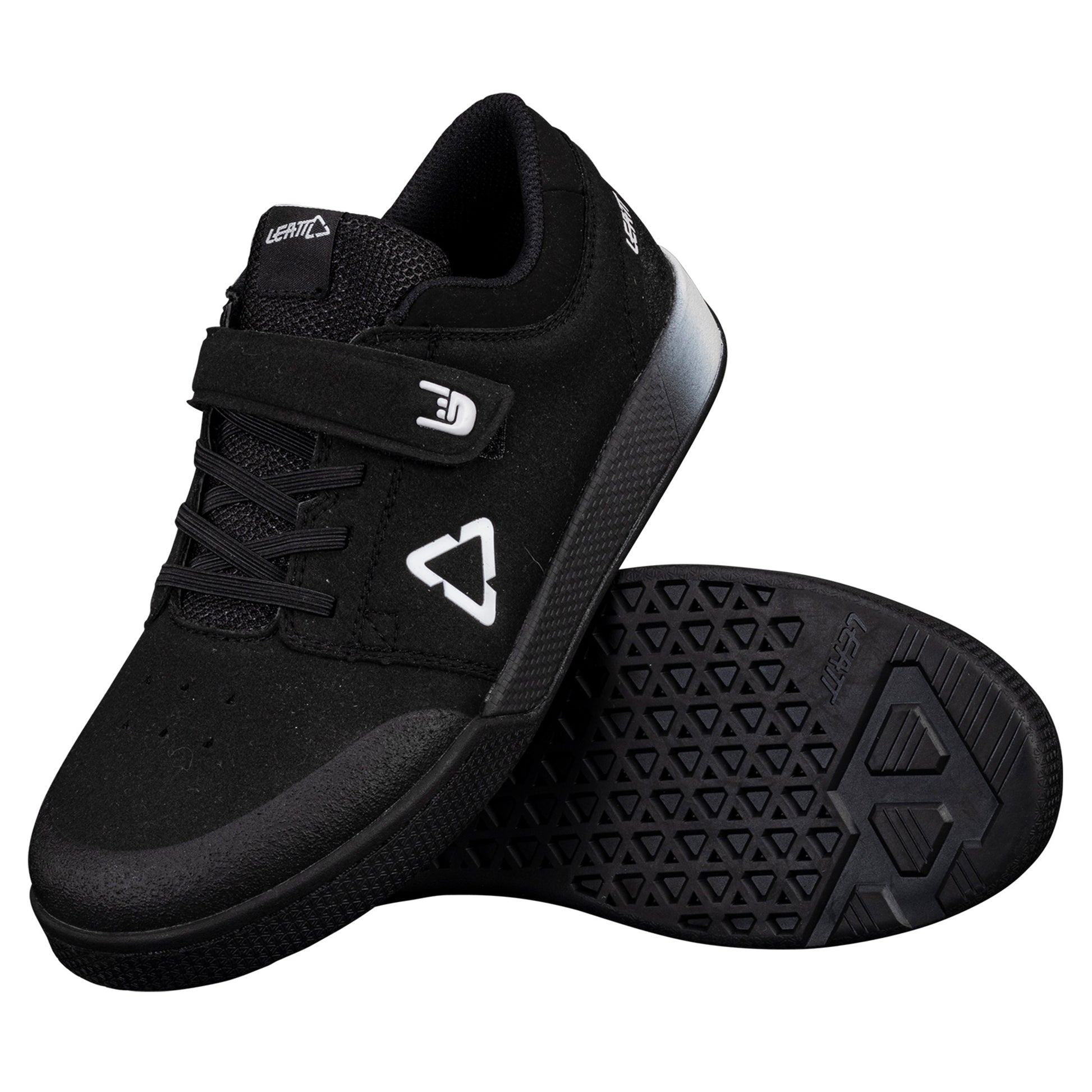 Leatt Flat 2.0 Youth Shoes - US 3 - Black - Image 3