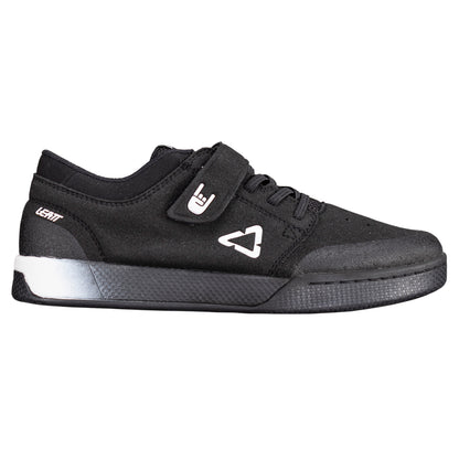 Leatt Flat 2.0 Youth Shoes - US 4 - Black - Image 1