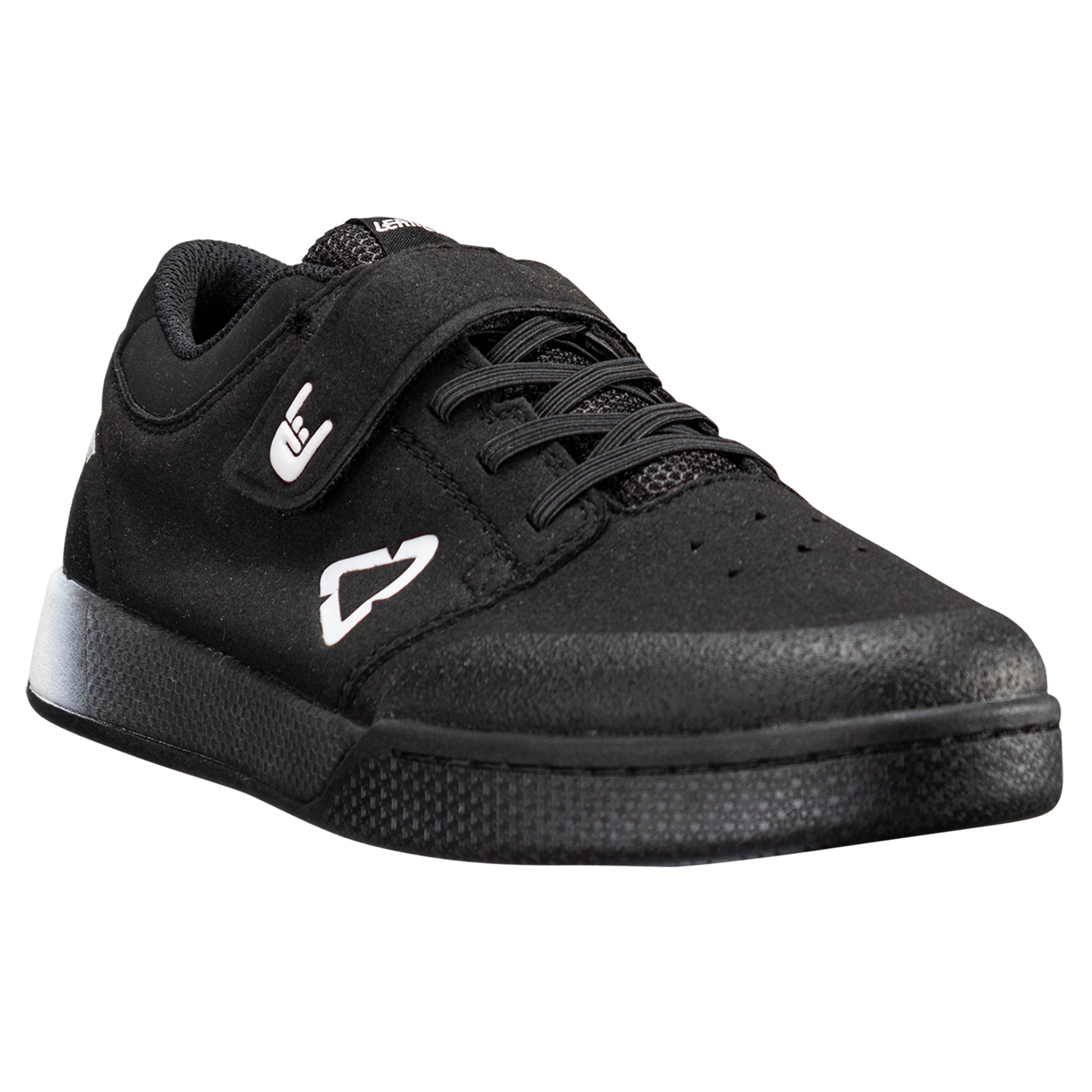 Leatt Flat 2.0 Youth Shoes - US 4 - Black - Image 4