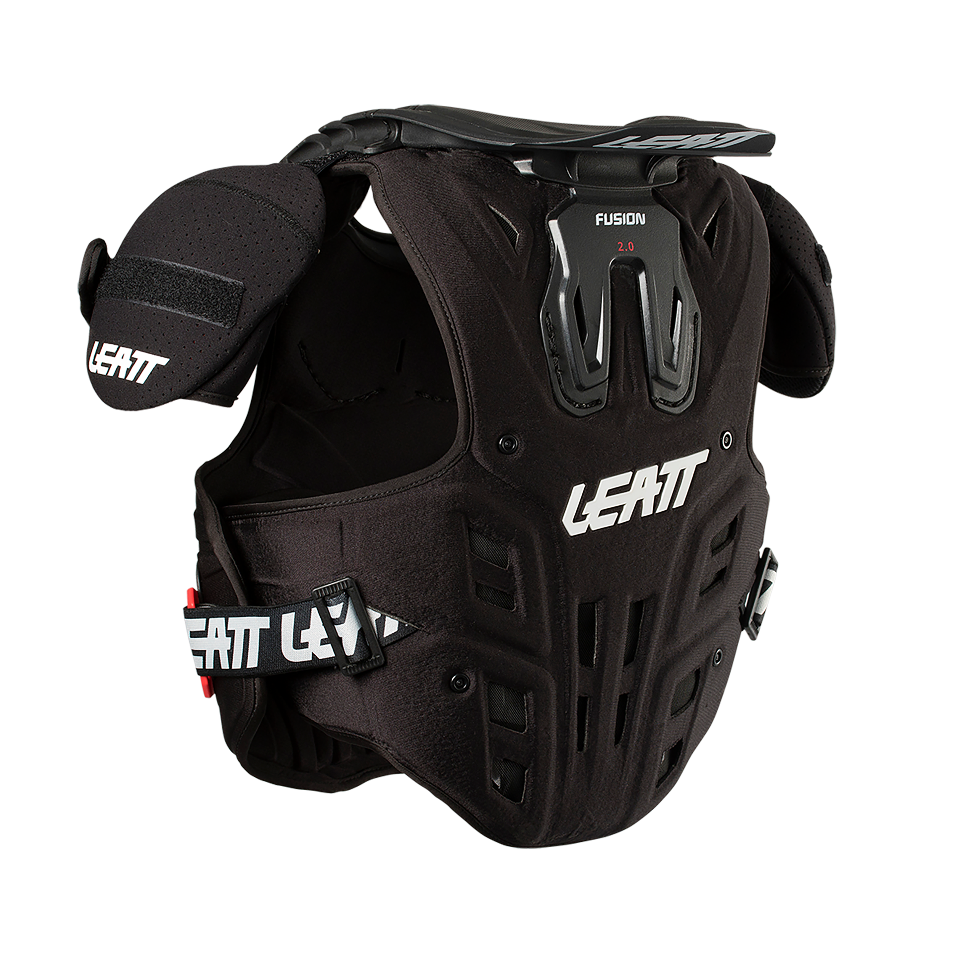 Leatt Fusion 2.0 Jr Body Protection Vest - Youth 2XL - Black - Image 3
