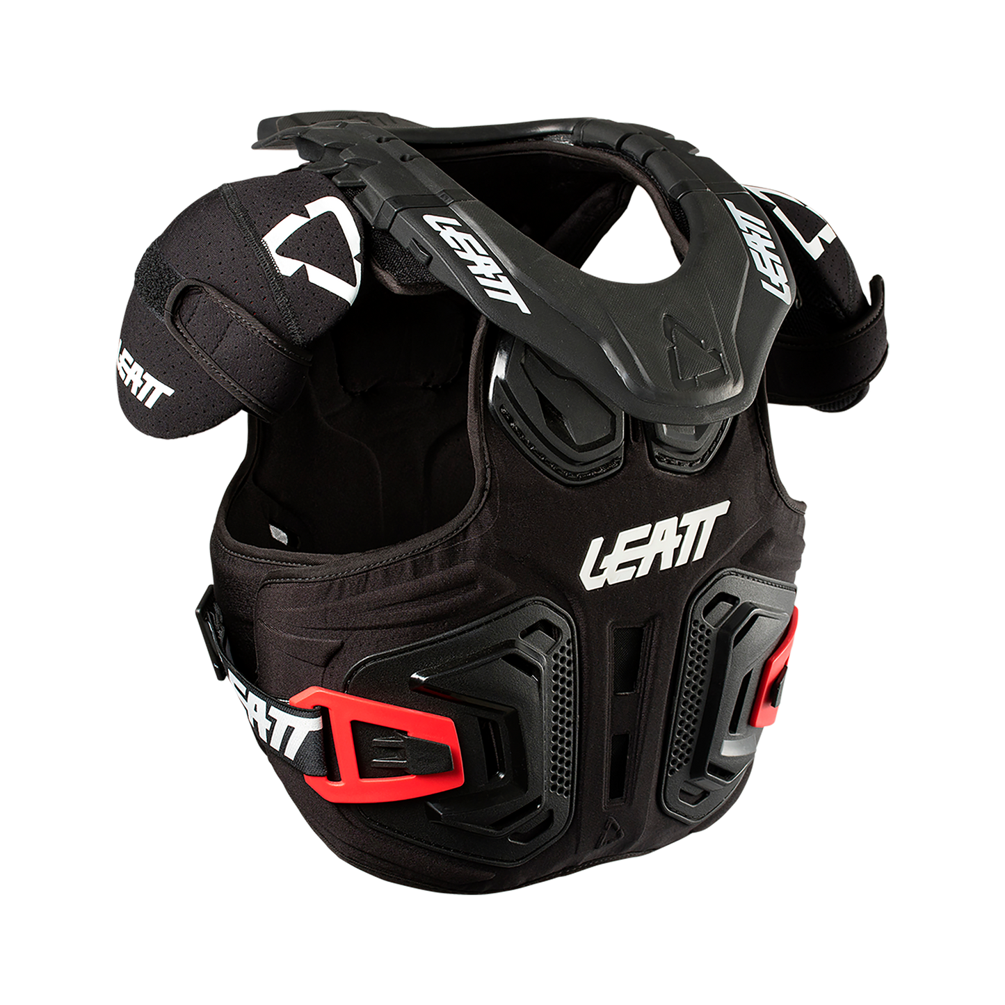 Leatt Fusion 2.0 Jr Body Protection Vest - Youth L-XL - Black - Image 1