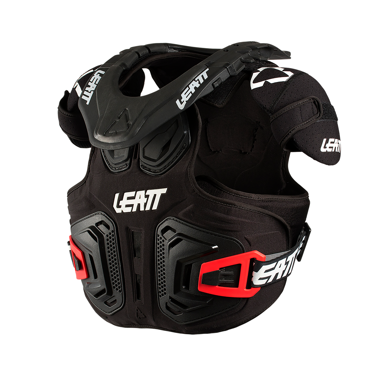 Leatt Fusion 2.0 Jr Body Protection Vest - Youth S-M - Black - Image 2