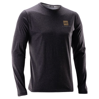 Leatt Gravity 3.0 Long Sleeve Jersey - M - Ghost Black - Image 1