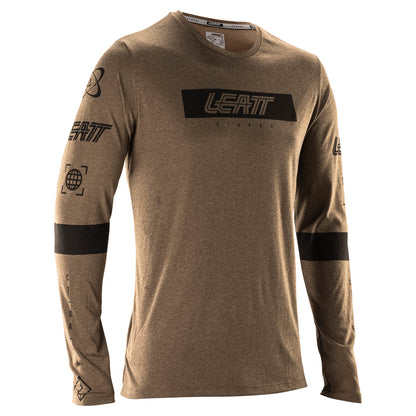Leatt Gravity 3.0 Long Sleeve Jersey - S - Loam Brown - Image 1