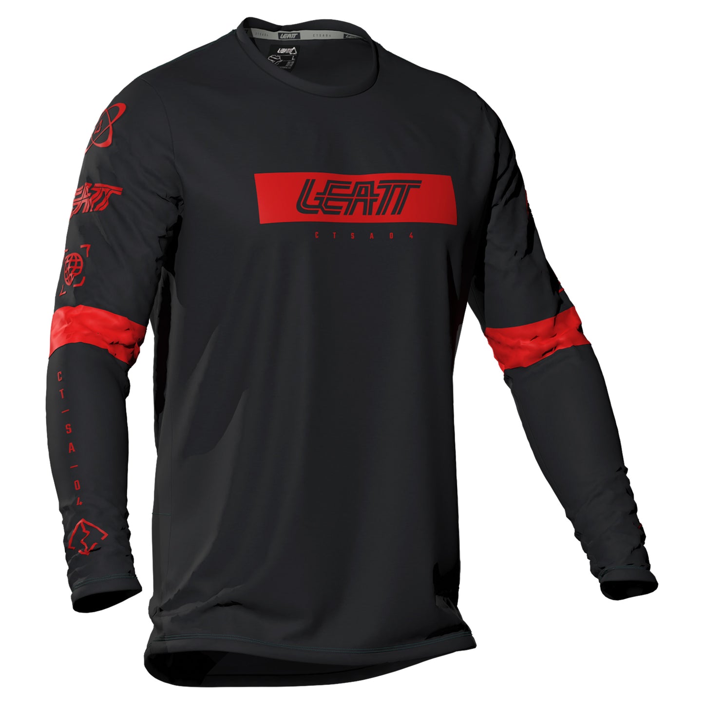 Leatt Gravity 3.0 Long Sleeve Youth Jersey - M - Black - Image 1