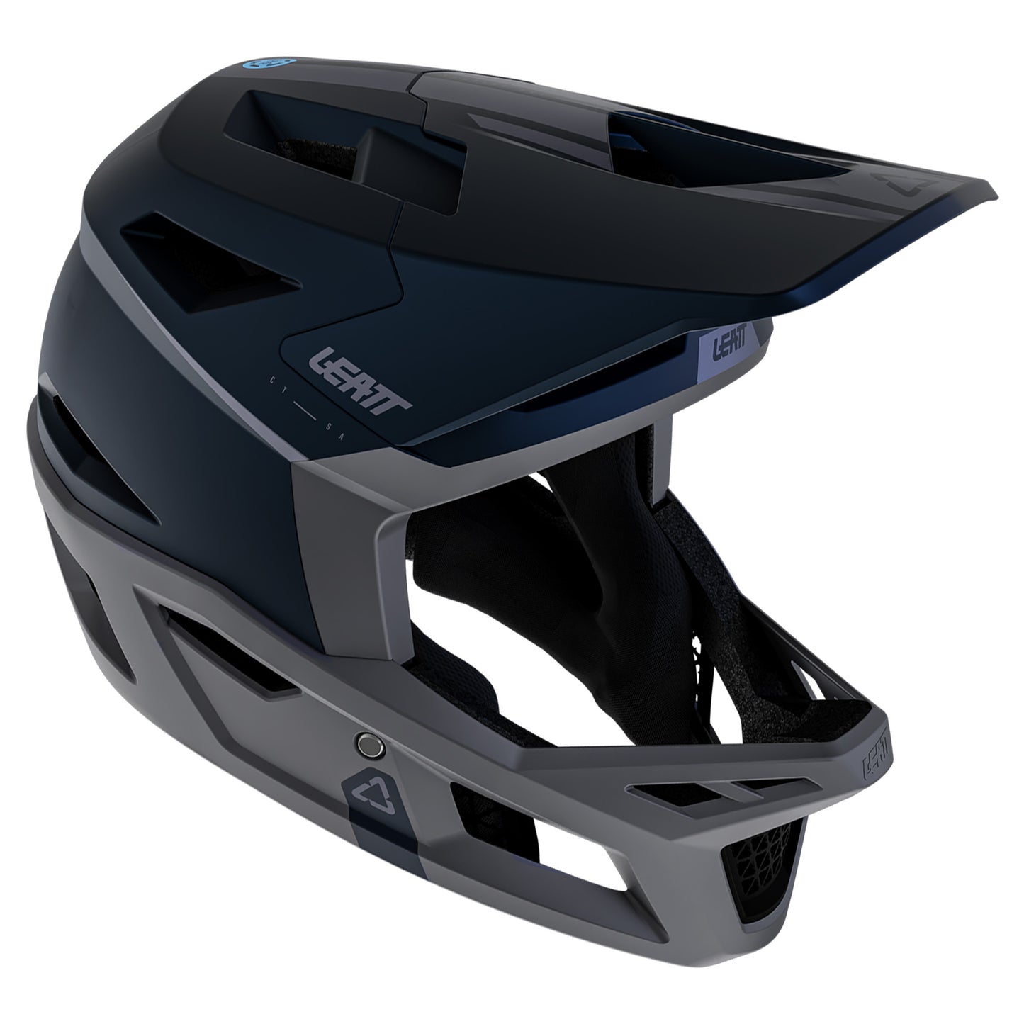 Leatt Gravity 4.0 Helmet - XL - Stealth Black/Grey - Image 3