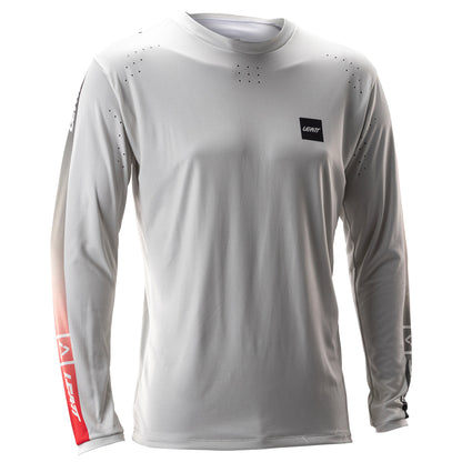 Leatt Gravity 4.0 Long Sleeve Jersey - L - Cream White - Image 1
