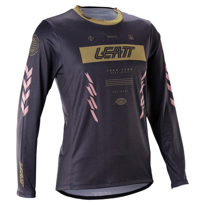 Leatt Gravity 4.0 Long Sleeve Women's Jersey - L - Race Black - Image 1