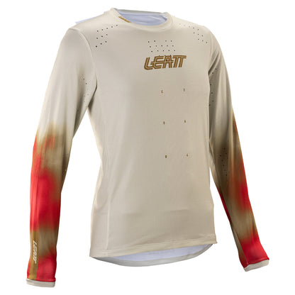 Leatt Gravity 4.0 Long Sleeve Women's Jersey - XS - Cream White - Image 1