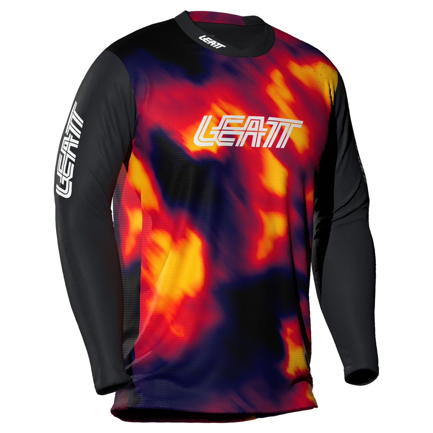 Leatt Gravity 4.0 Long Sleeve Youth Jersey - M - Heatmap Red - Image 1