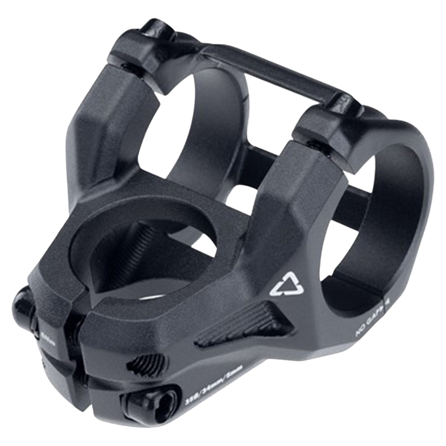 Leatt Gravity 4.0 Stem - 1 1/8th Inch Steerer - 35mm - 34mm - 0 Degree - Black - Image 1