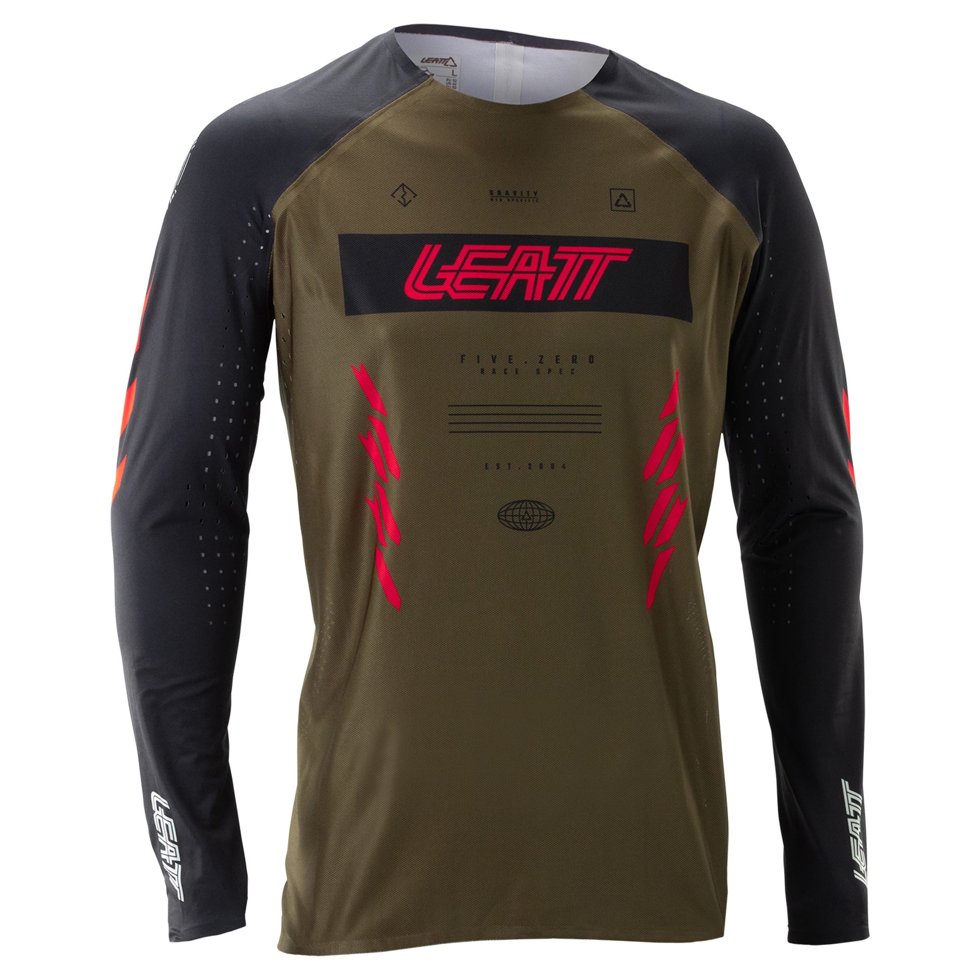 Leatt Gravity 5.0 Jersey - 2XL - Race Brown - Image 1