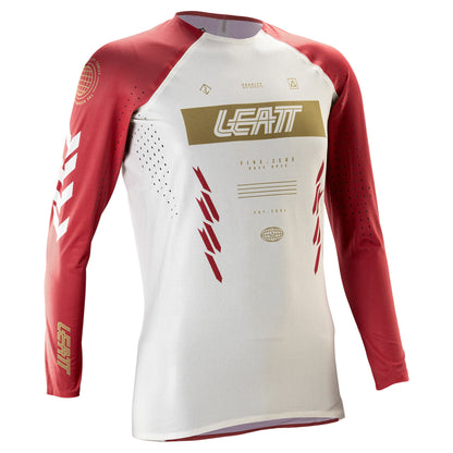 Leatt Gravity 5.0 Women's Jersey - L - Race Red - Image 1