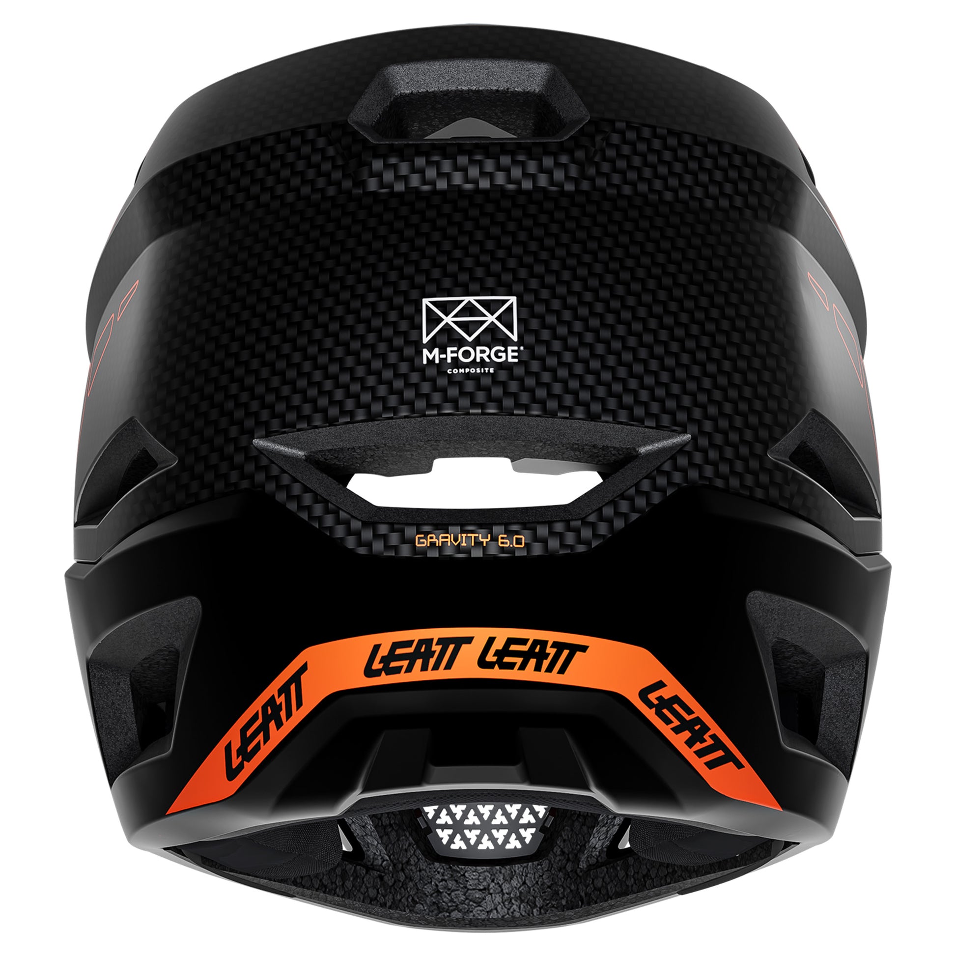 Leatt Gravity 6.0 Carbon Helmet - L - Glow Orange - Image 4