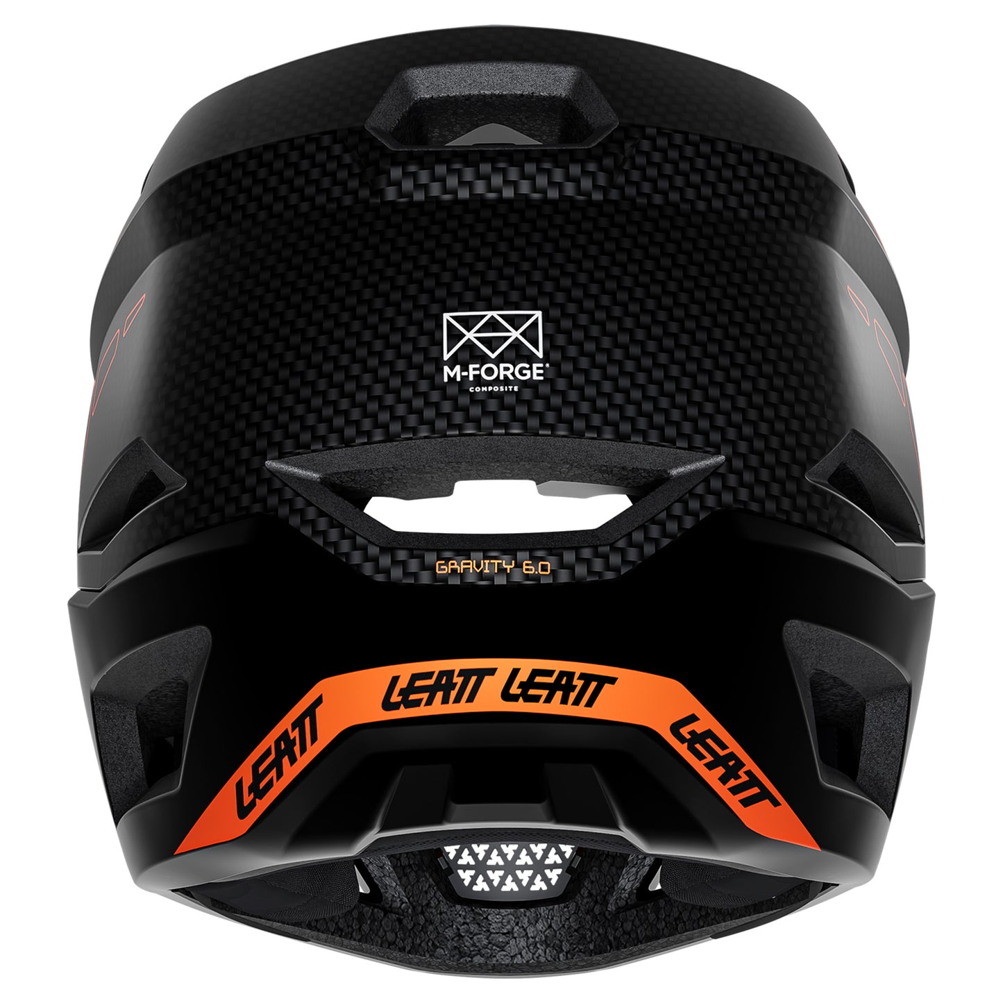 Leatt Gravity 6.0 Carbon Helmet - XL - Glow Orange - Image 4