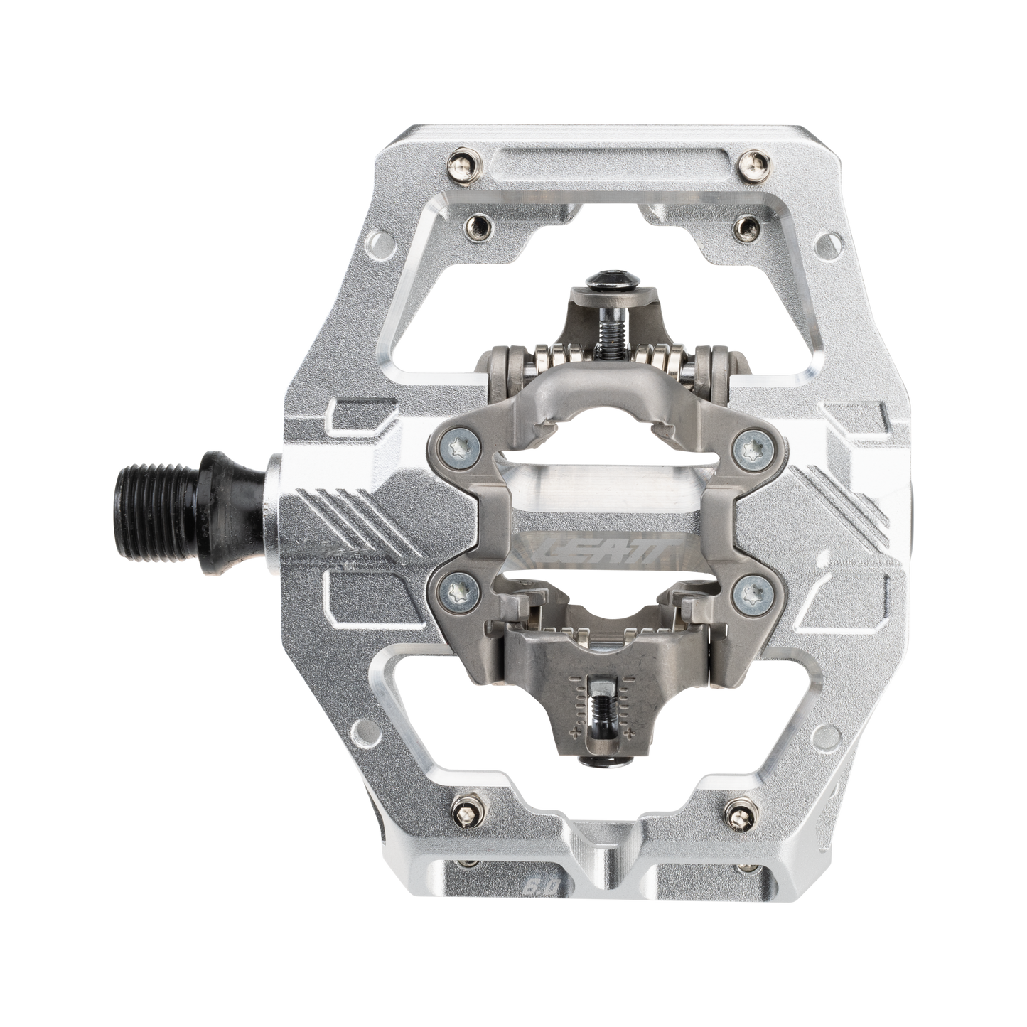 Leatt Gravity 6.0 Clip Pedals - Standard - Silver - Image 2