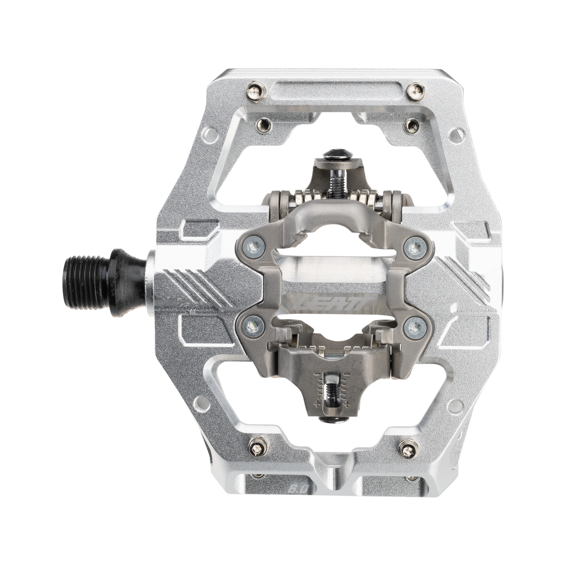 Leatt Gravity 6.0 Clip Pedals - Standard - Silver - Image 2