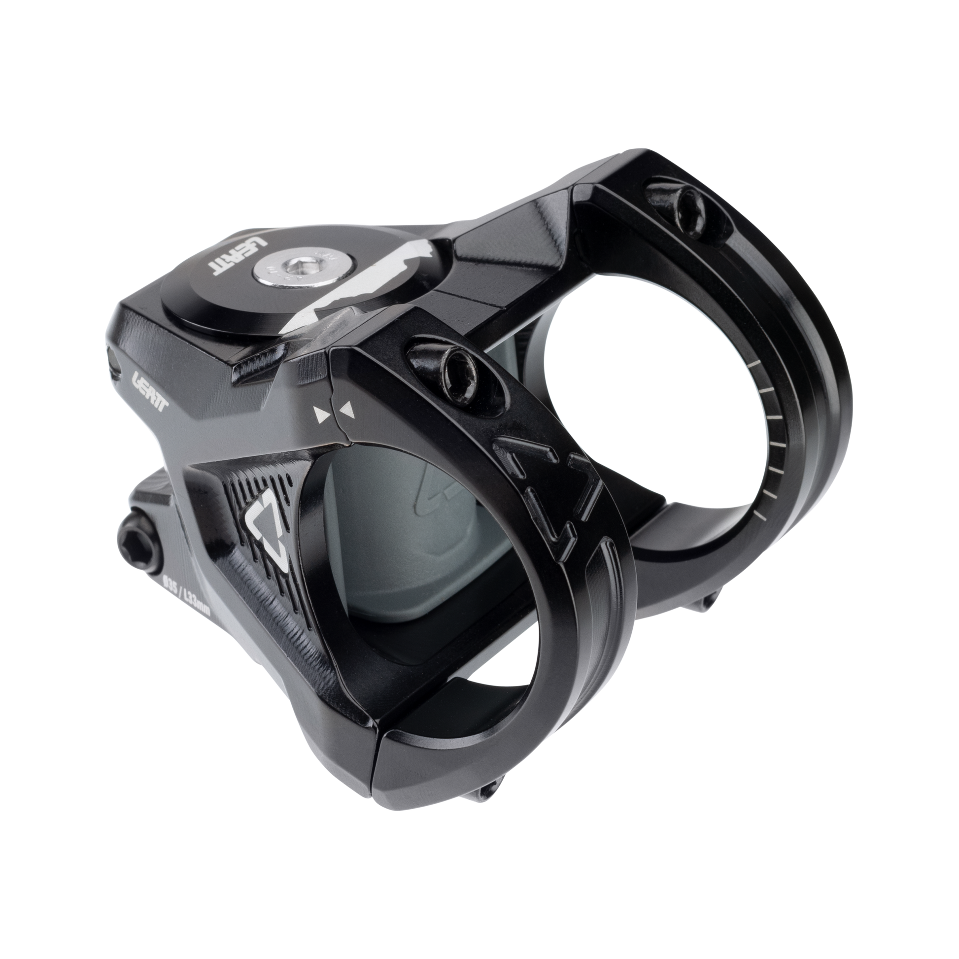 Leatt Gravity 6.0 Stem - 1 1/8th Inch Steerer - 35mm - 33mm - 0 Degree - Black - Image 2