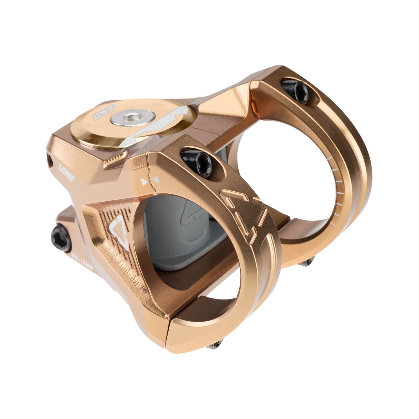 Leatt Gravity 6.0 Stem - 1 1/8th Inch Steerer - 35mm - 33mm - 0 Degree - Frost Bronze - Image 2