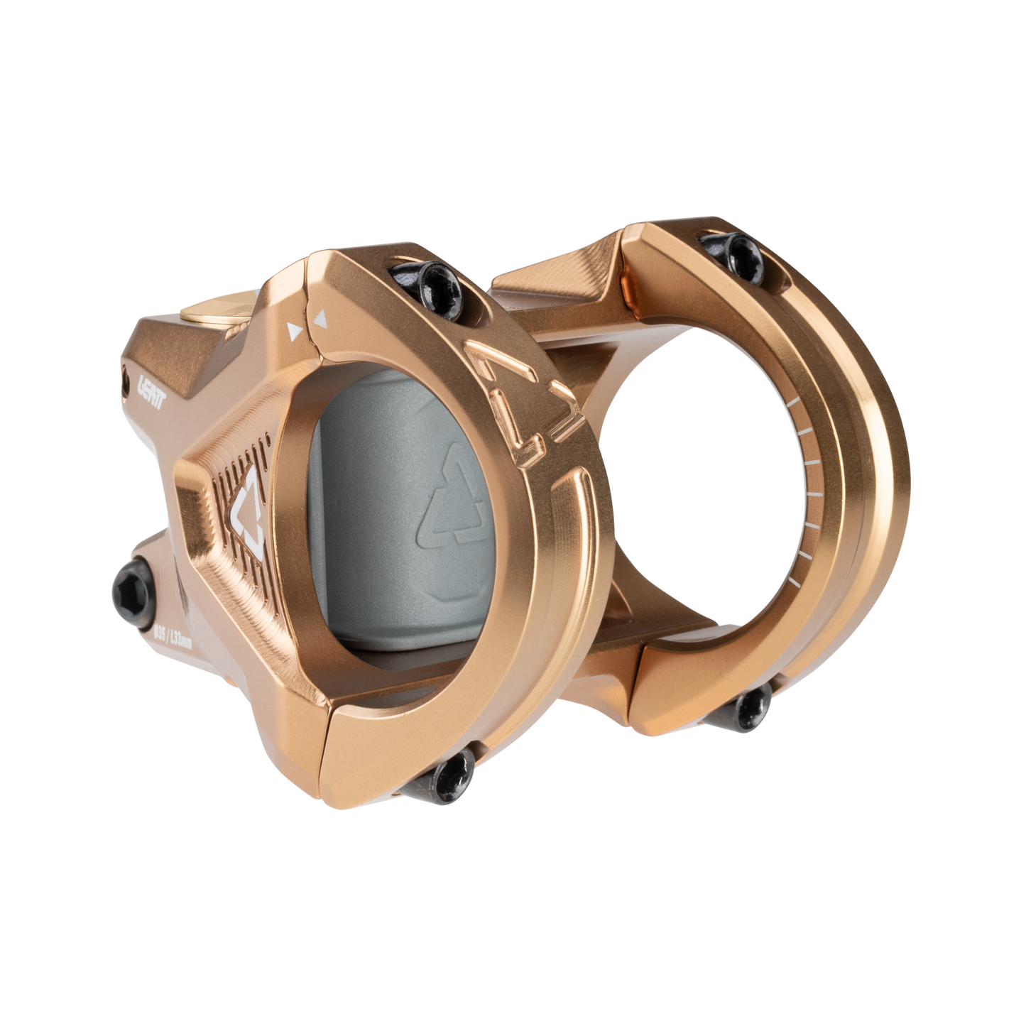Leatt Gravity 6.0 Stem - 1 1/8th Inch Steerer - 35mm - 33mm - 0 Degree - Frost Bronze - Image 3