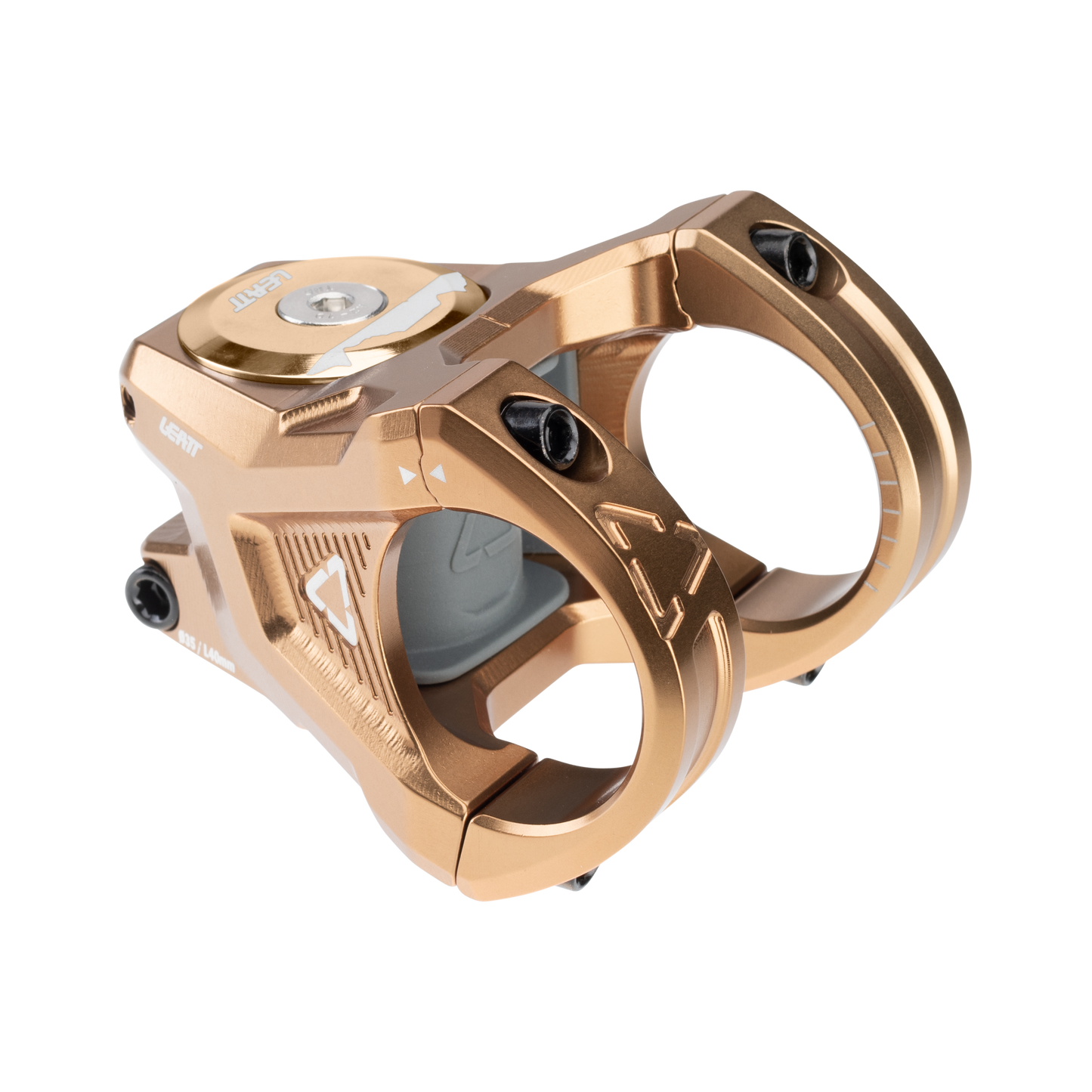 Leatt Gravity 6.0 Stem - 1 1/8th Inch Steerer - 35mm - 40mm - 0 Degree - Frost Bronze - Image 2