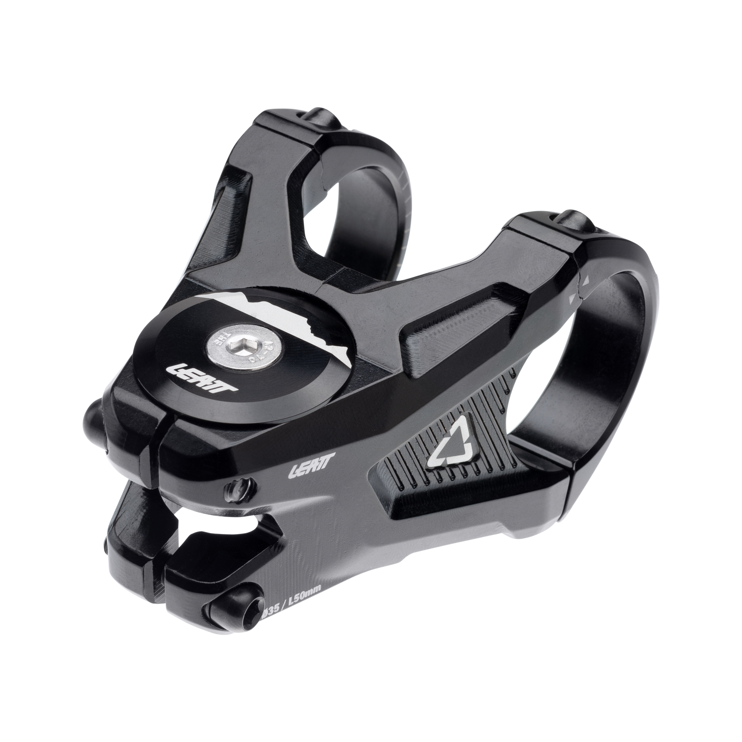 Leatt Gravity 6.0 Stem - 1 1/8th Inch Steerer - 35mm - 50mm - 0 Degree - Black - Image 1