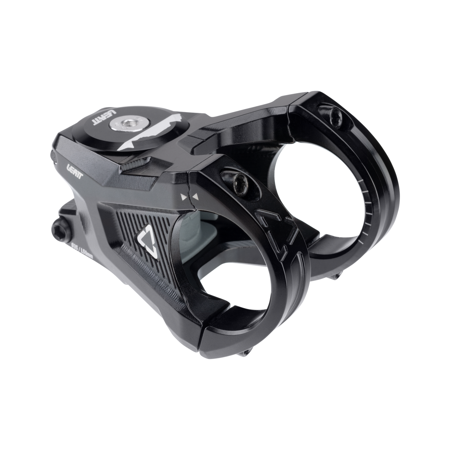 Leatt Gravity 6.0 Stem - 1 1/8th Inch Steerer - 35mm - 50mm - 0 Degree - Black - Image 2