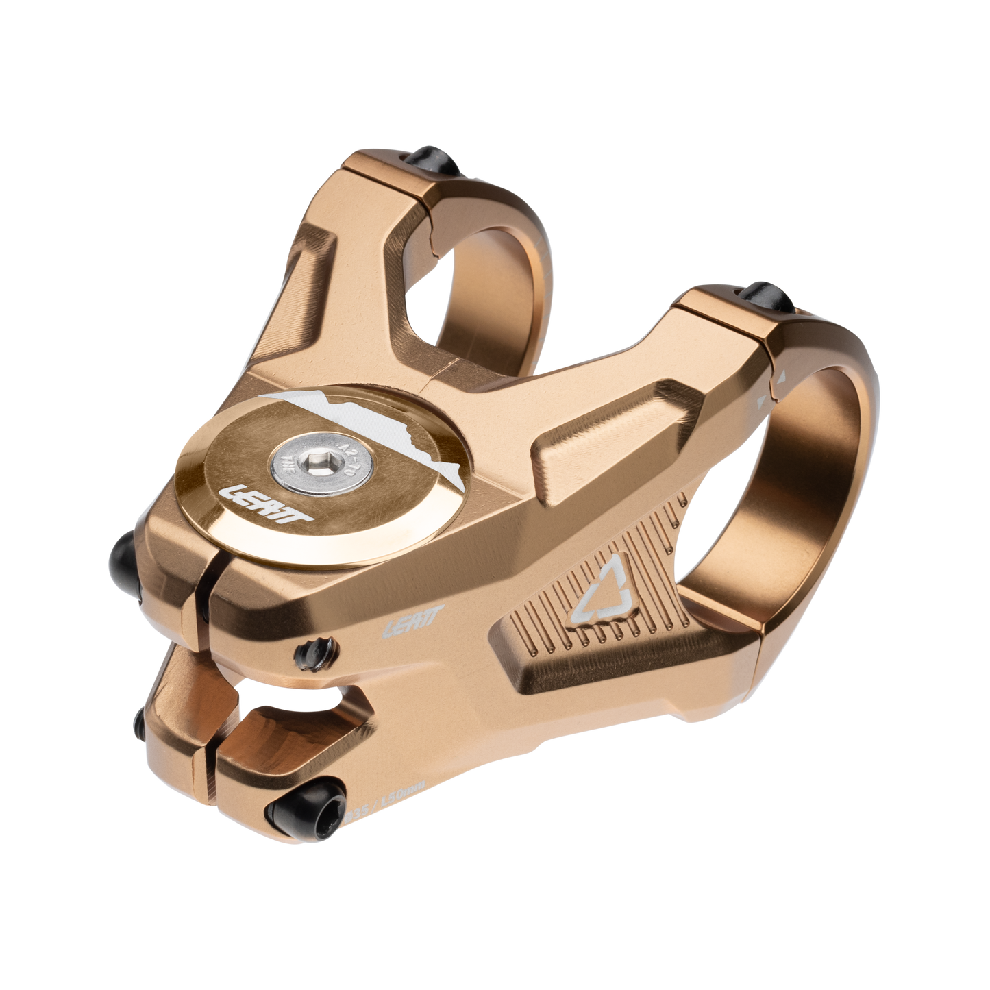Leatt Gravity 6.0 Stem - 1 1/8th Inch Steerer - 35mm - 50mm - 0 Degree - Frost Bronze - Image 1