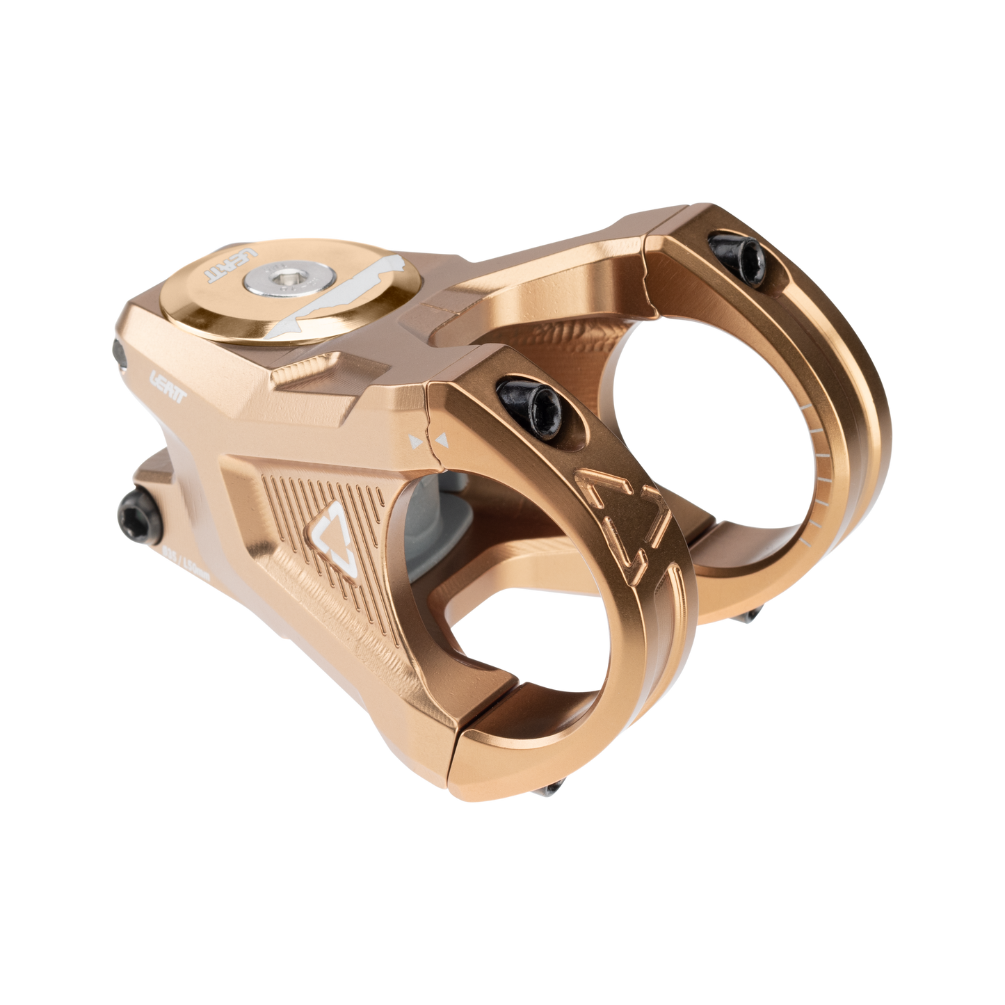 Leatt Gravity 6.0 Stem - 1 1/8th Inch Steerer - 35mm - 50mm - 0 Degree - Frost Bronze - Image 2