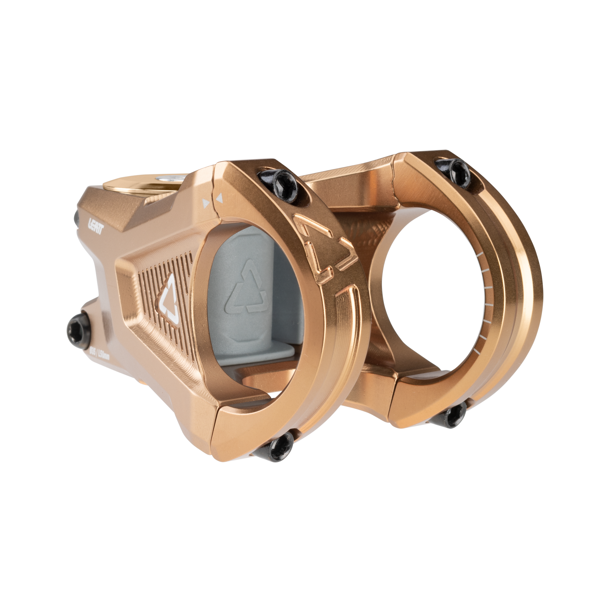 Leatt Gravity 6.0 Stem - 1 1/8th Inch Steerer - 35mm - 50mm - 0 Degree - Frost Bronze - Image 3