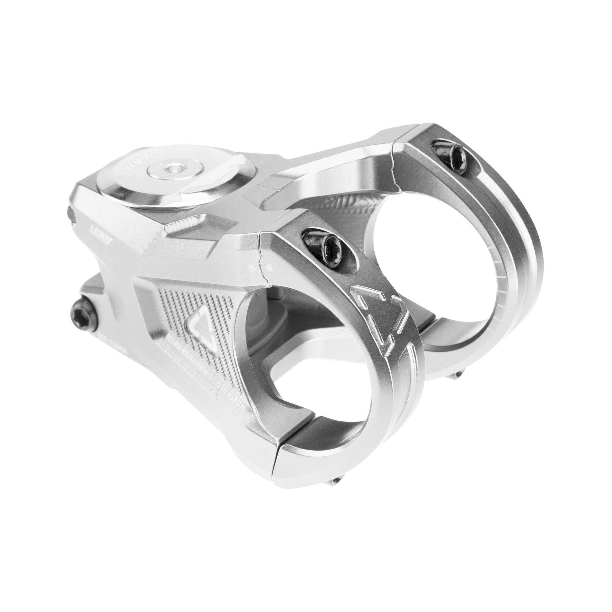 Leatt Gravity 6.0 Stem - 1 1/8th Inch Steerer - 35mm - 50mm - 0 Degree - Silver - Image 2