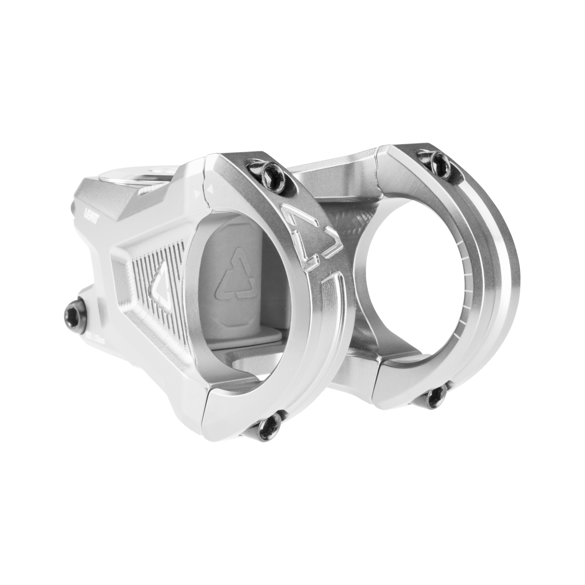 Leatt Gravity 6.0 Stem - 1 1/8th Inch Steerer - 35mm - 50mm - 0 Degree - Silver - Image 3