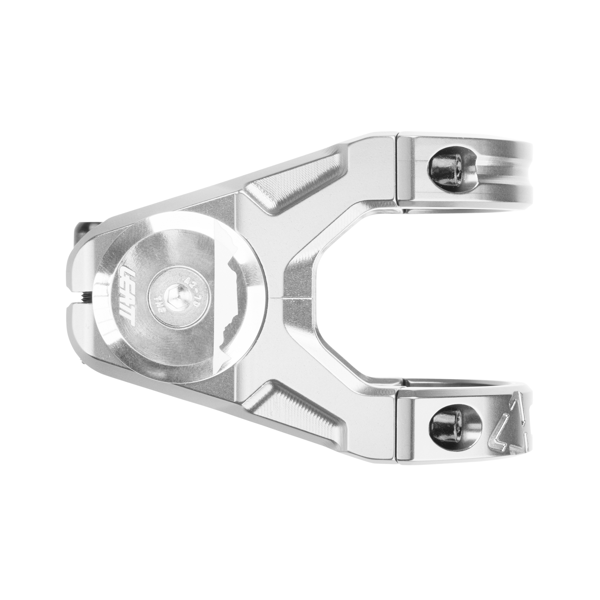 Leatt Gravity 6.0 Stem - 1 1/8th Inch Steerer - 35mm - 50mm - 0 Degree - Silver - Image 5