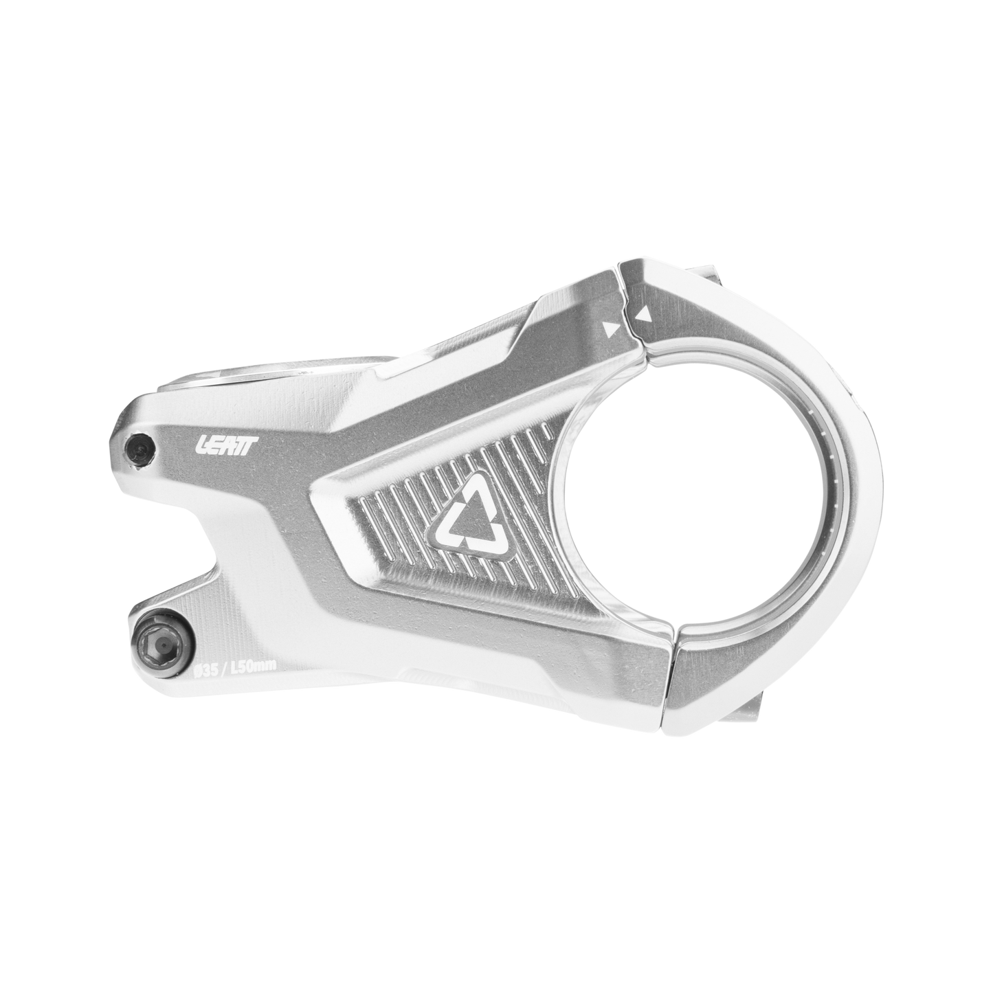 Leatt Gravity 6.0 Stem - 1 1/8th Inch Steerer - 35mm - 50mm - 0 Degree - Silver - Image 6