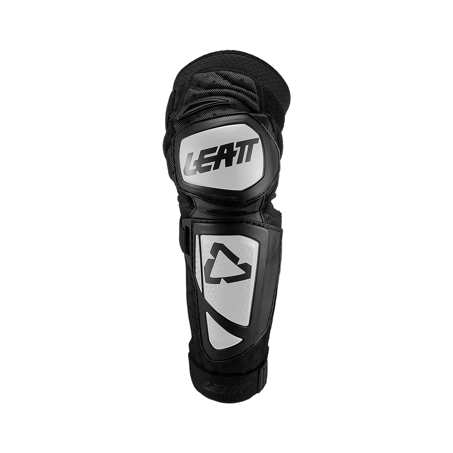 Leatt Junior EXT Knee Guard - Child - One Size Fits Most - White - Black - Image 2