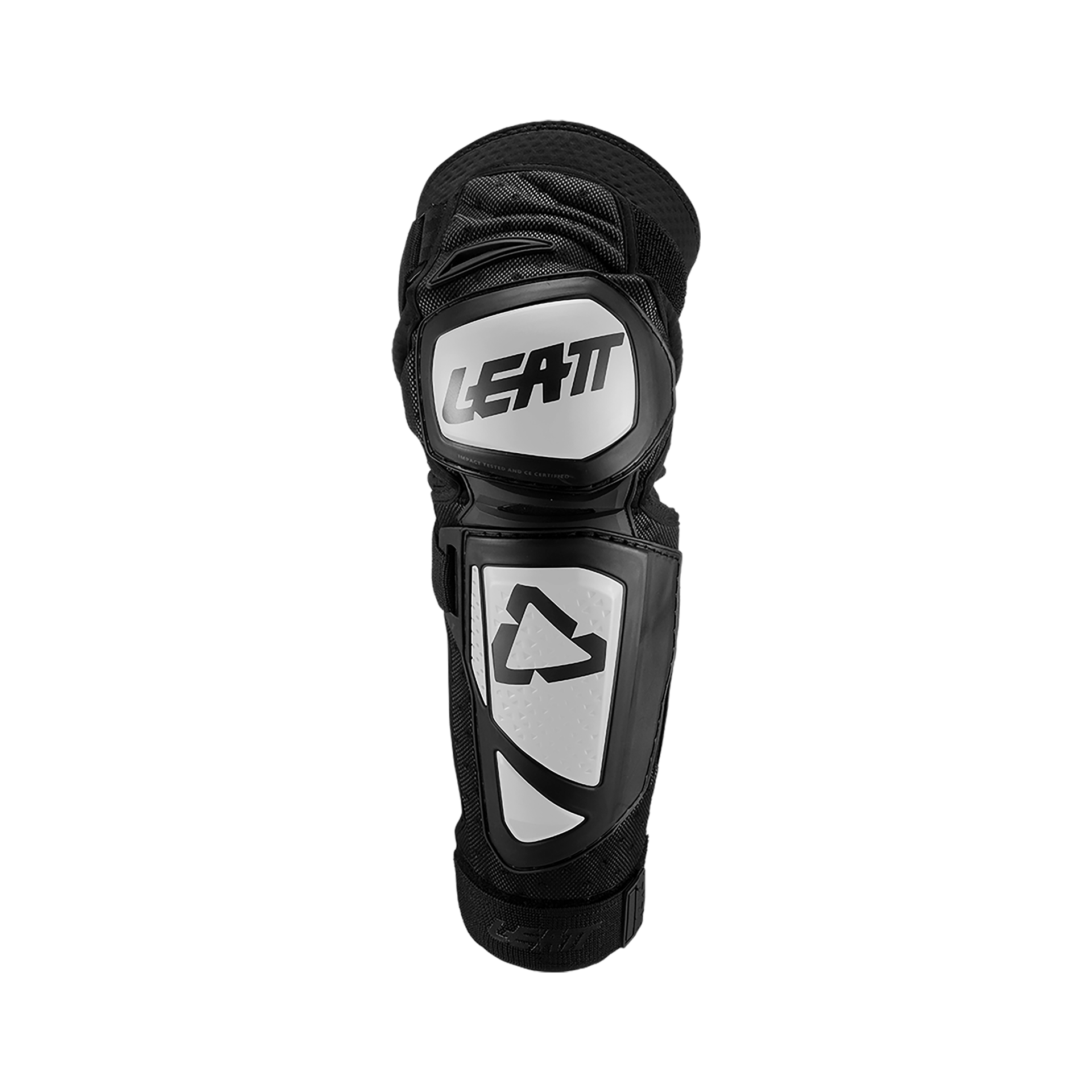Leatt Junior EXT Knee Guard - Child - One Size Fits Most - White - Black - Image 2