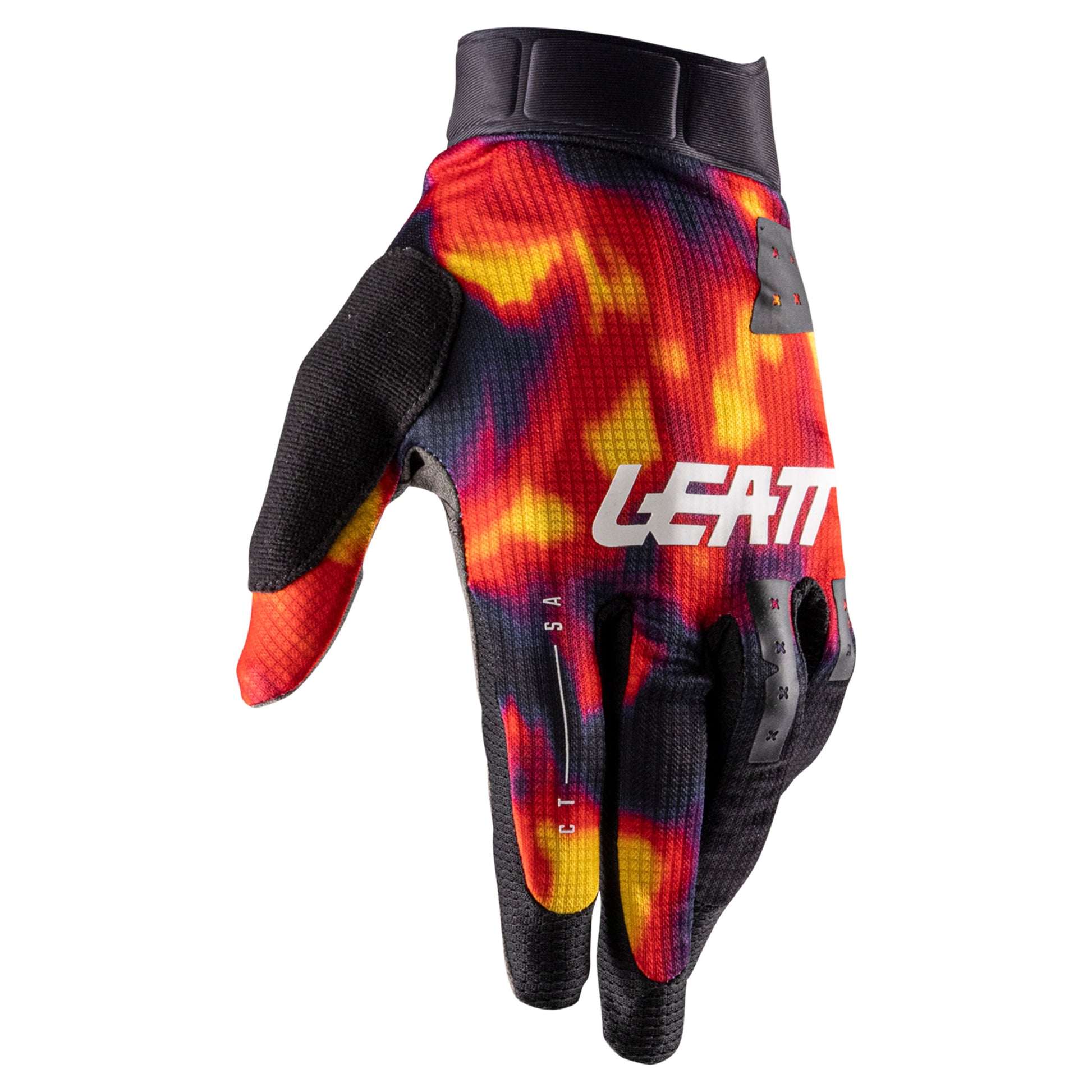 Leatt MTB 1.0 GripR Gloves - M - Heatmap Red - Image 1