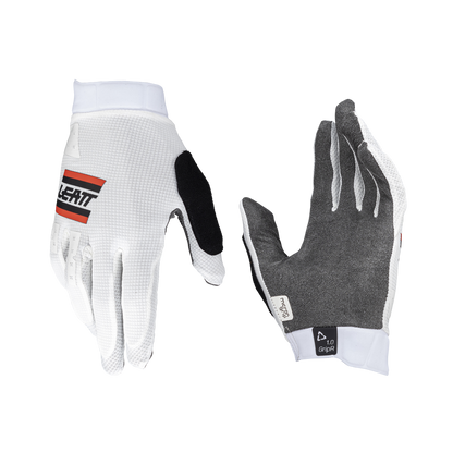 Leatt MTB 1.0 GripR Gloves - M - White - Image 1