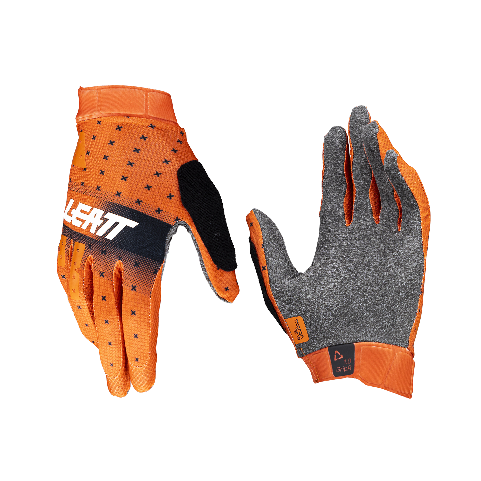Leatt MTB 1.0 GripR Junior Gloves - Youth S - Glow - Image 1