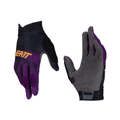 Leatt MTB 1.0 GripR Women's Gloves - Women's XS - Purple - Image 1